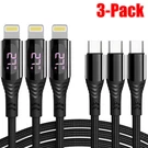 Usb To Iphone Charging Cable 27W Pd Fast Charger Type Cord With Led Display. Fixed Price $19.99.