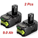 2 Pcs 9.0AH Li-ion Battery For Ryobi 18V One+ Plus P108 P103 P105 P107 P109 P104. Fixed Price $41.57.