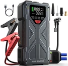 Car Battery Jump Starter With Air Compressor Portable, 150PSI 4000A. Fixed Price $93.99.
