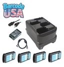 Zebra SAC-MC33-4SCHG-01 4-SLOT Charger For MC3300 Scanners + (4) Batteries!. Fixed Price $298.00.