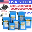 12V Dc Rechargeable Lithium-ion Battery Portable Pack W/ Charger Switch. Fixed Price $29.99.