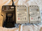 Flagpower LBXR20 2.0 Ah Lithium Battery & Black+decker LCS20 Charger. Fixed Price $7.99.