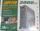 Jupiter Power Inverter 2000 Watt Continuous 4000 Peak Modified Sine Wave. Fixed Price $189.99.