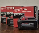 Milwaukee M18 Redlithium High Output XC6.0 18V 6AH Li-ion Battery 48-11-1862. Fixed Price $120.00.