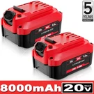 2X For Craftsman V20 Volt Max 8.0AH Lithium Battery CMCB206 CMCB204 CMCB202. Fixed Price $44.99.