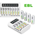 Ebl Aaa Battery Charger W/ 8 4 And Nimh Rechargeable Batteries. Fixed Price $22.79.
