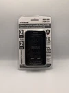 Xtreme Outlet Surge Protector Wall Tap Dual Usb Ports 2.1A 90J Black 28231. Fixed Price $5.99.