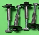 Lot Of 4 Ironridge UFO-CL-01-B1 Rev Universal Solar Module Panel Clamp Black. Fixed Price $18.00.