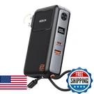Portable Charger, 10000MAH Power Bank Built In Cable And Wall Plug 65W For Lapto. Fixed Price $82.59.