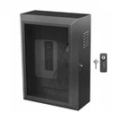 Wall-mounted Ev Charger Box W/ Safety Padlock, Tempered Glass, Outdoor. Fixed Price $152.71.