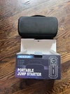 Portable Car Jump Starter With Air Compressor, Acezuk 150PSI 8000A, Black. Fixed Price $45.00.