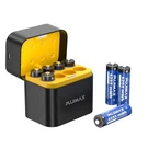 Pujimax 4255MWH Rechargeable Aa Batteries Lithium With Usb Fast Charger 1.5V. Fixed Price $57.94.