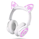 Mindkoo Kids Headphones, Cat Ear Led Light Up 7.41*8.58*3.51INCH, White. Fixed Price $29.18.