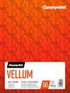 Clearprint Vellum Pad, 24 Lb, 90 Gsm, X 12 Inches, 50 Sheets Per Each. Fixed Price $30.94.