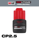 Milwaukee Electric 48-11-2425 M12 Red Lithium High Output CP2.5 Battery Pack. Fixed Price $49.91.