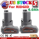 6000MAH For Ridgid 12V Lithium Battery R82059 AC82048 R82048 High Capacity Tool. Fixed Price $22.99.