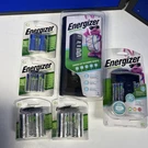 Energizer Universal Recharger Nimh Batteries + 4 Aa And Pro Lot. Fixed Price $74.25.