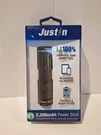 Justin 2200MAH Power Stick Quick Charger Apple Samsung -more. Fixed Price $13.17.