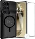 Wireless Charging Case For Galaxy S24 Ultra Upgraded 12000MAH Rechargeable. Fixed Price $71.68.