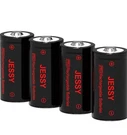 Jessy 16 Pack CR123A Lithium Batteries, 3.7V Rechargeable For Arlo Wir. Fixed Price $16.99.