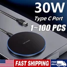 Wireless Fast Charger Charging Pad Dock Samsung Iphone Android Cell Lot. Fixed Price $215.10.