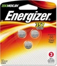 (6-PKS Of 3) Energizer 357/303 Silver Oxide Button Cell Battery Model: 357BPZ-3. Fixed Price $59.99.