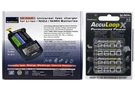 IQ-328 Aa/aaa Lcd Charger + 4-PACK Accupower Acculoop-x Batteries (2600 Mah). Fixed Price $59.99.