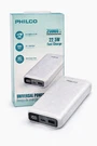 Philco 20000MAH Power Bank Usb-c Pd 22.5W Fast Charging Led Display White. Fixed Price $33.29.