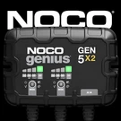 Noco Genius GEN5X2 2-BANK 10A (5A/BANK) 12V Onboard Marine Battery Charger. Fixed Price $139.95.