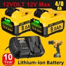 8.0AH Li-ion Battery/charger For Dewalt Volt Max DCB127-2 DCB120 DCB126. Fixed Price $20.99.