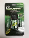 Vivitar Vpower Compact Battery Charger W/ 4 Aa Btty BC-182. Fixed Price $5.99.