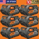 6PACK For Ridgid R840087 8AH Lithium Battery Rigid 18 Volt R840085 Power Tools. Fixed Price $124.69.