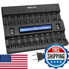 Mieklale 20+2 Bay Aaa Battery Charger With Smart Lcd Display Fast Charging Fo. Fixed Price $56.71.