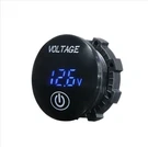 Panel Mount Digital Volt Meter W/touch Switch, % Battery Level, 12/24 Vdc In. Fixed Price $19.95.
