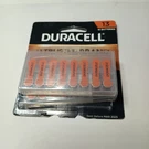 New Pack Of (16) Duracell Hearing Aid Batteries Size Orange Easytab DA13B16ZM. Fixed Price $8.48.