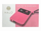 Halo Hub-link 5K Power Bank W/ Built-in Cables Pink. Fixed Price $30.56.
