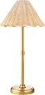 20.5'' Tall Cordless Boho Rattan Table Lamp, 5200-MAH Rechargeable Battery, 3-LE. Fixed Price $93.99.