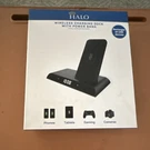 Halo Wireless Charging Dock Power Bank 10,000MAH Dual Usb-c. Fixed Price $27.00.