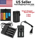 Li-ion Lithium Smart Charger 3.7V Slot For 16340/14500/26650 RCR123 Usa A+. Fixed Price $6.95.