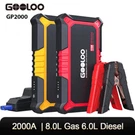 Gooloo New GP2000 Starter 2000A Car Battery Pack Jumper. Fixed Price $47.49.