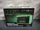 Norsk Lithium B12015C 12.8V 15AH LIFEPO4 Battery With Charger. Fixed Price $129.95.