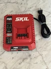Skil Pwrcore 12 Battery Charger Red V QC535701 For Power Tool Batteries. Fixed Price $39.95.