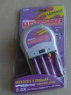 New Lenmar 4 1.2V 2300MAH Aa Rechargeable Ni-mh Batteries And Battery Charger. Fixed Price $15.00.
