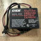 Exide 7001204 Fully Automatic Onboard 12V 1.5 Amp Battery Charger Boat Truck Car. Fixed Price $31.50.