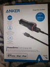 Anker Powerdrive 24W Port With 6FT Usb-a Lightning Cable. Fixed Price $11.69.