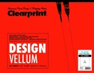 Clearprint 1000H Design Vellum Pad, 16 Lb., 100% Cotton, 17 X 22 In, 50 Sheets. Fixed Price $102.99.