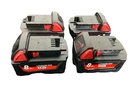 (lot Of 4) 18V 8.0AH Lithium-ion Battery For Milwaukee M18 Power Tools. Fixed Price $50.00.