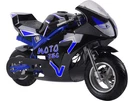 Mototec 36V 500W Electric Pocket Bike Gt Blue. Fixed Price $779.76.