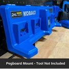 Tool Storage Pegboard Mount For Kobalt 24V Max 2404-03 Quad Battery Charger. Fixed Price $90.00.