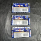 (lot Of 3) Rayovac Ultra Pro 1.5V Aaa Alkaline Battery - 24 Batteries Total R7C. Fixed Price $11.99.